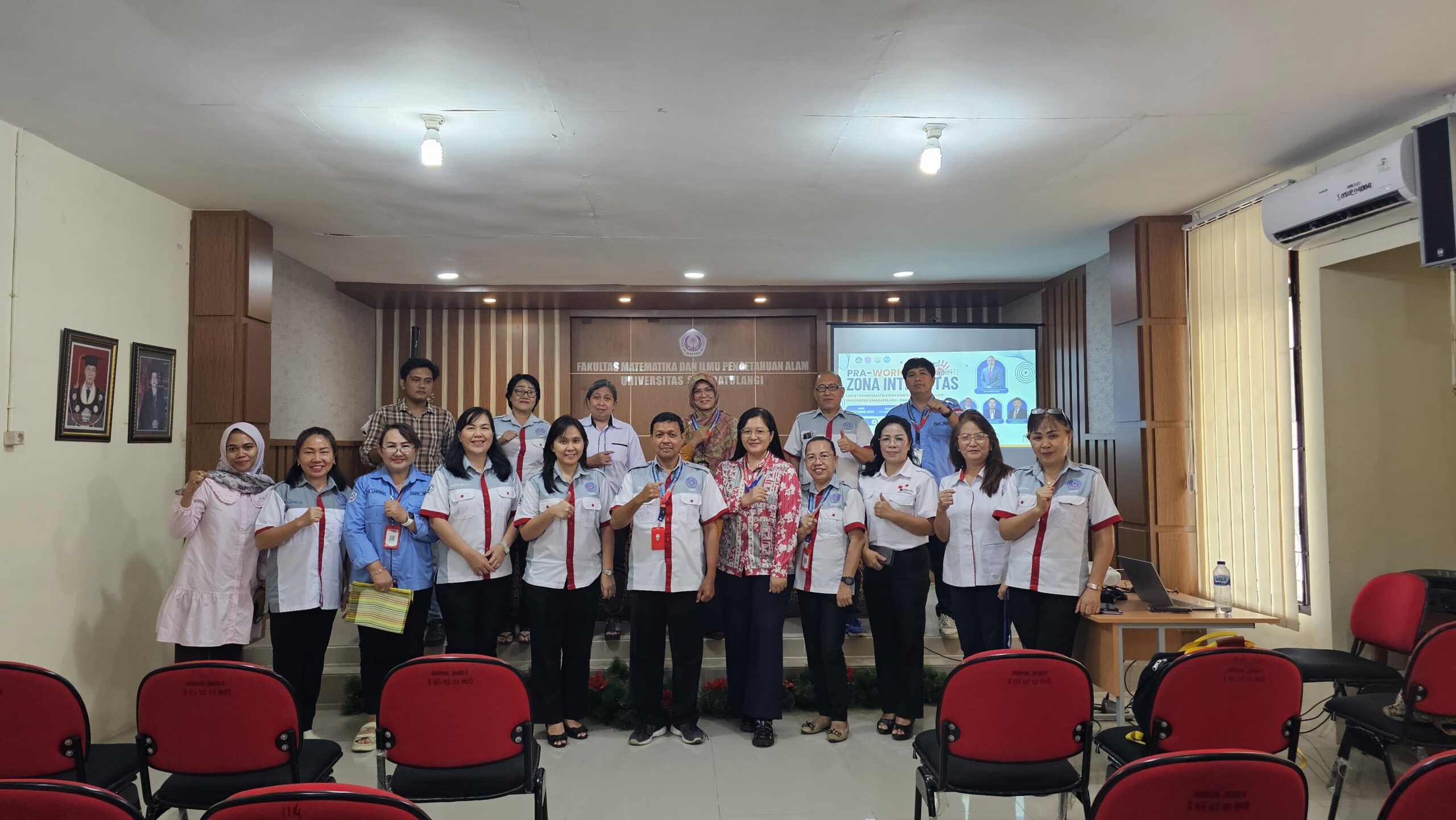 Songsong Workshop Utama, Tim Kerja ZI-WBK FMIPA Unsrat Ikuti Pra-Workshop