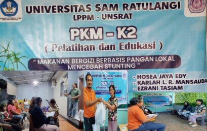 PKM Edukasi Pemanfaatan Pangan Lokal Sebagai Sumber Makanan Bergizi Pencegah Stunting Pada Umat Wilayah Rohani Maria Magdalena, Paniki Atas