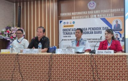 FMIPA UNSRAT MENGGELAR WORKSHOP ORIENTASI TENAGA PENDIDIK DAN TENAGA KEPENDIDIKAN BARU TAHUN 2025
